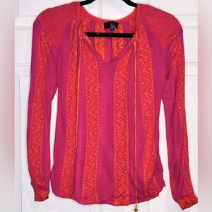 Hale Bob Women's top - Hot pink/Coral - Size XS